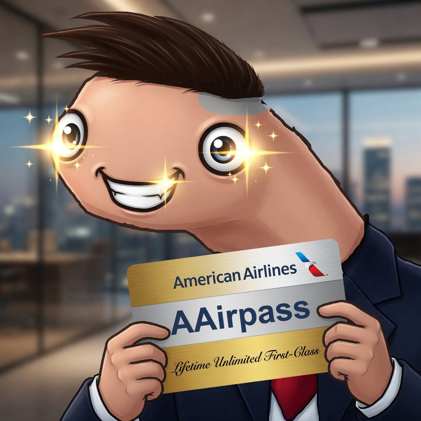 Merk Cuben holds the AAirpass